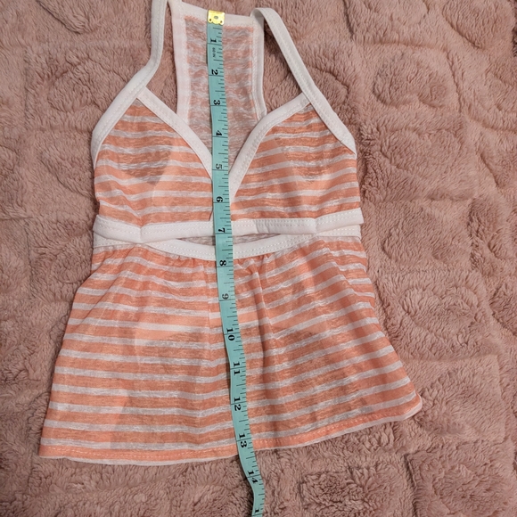 2/$10 🐾 New Size L Dog Bikini - Orange and White Striped Dog Bikini Dress🐾 - Picture 7 of 10